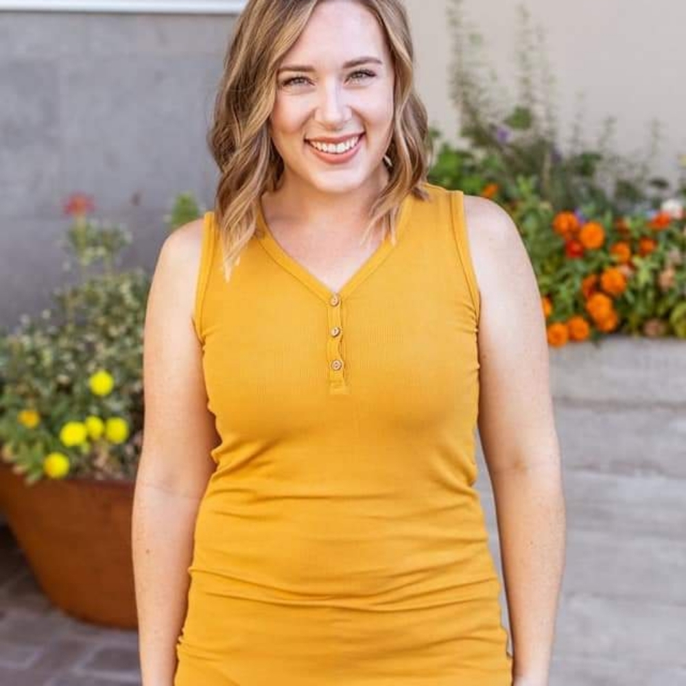 Mustard Tank Top